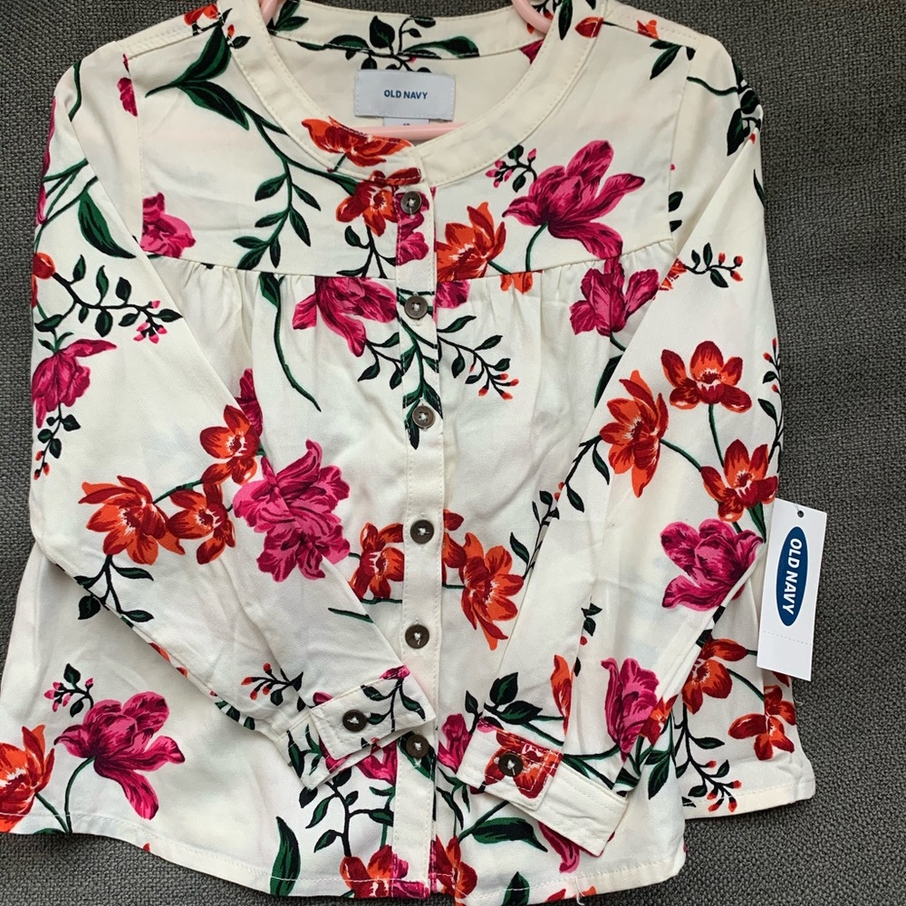 Toddler Girl Flower Top
